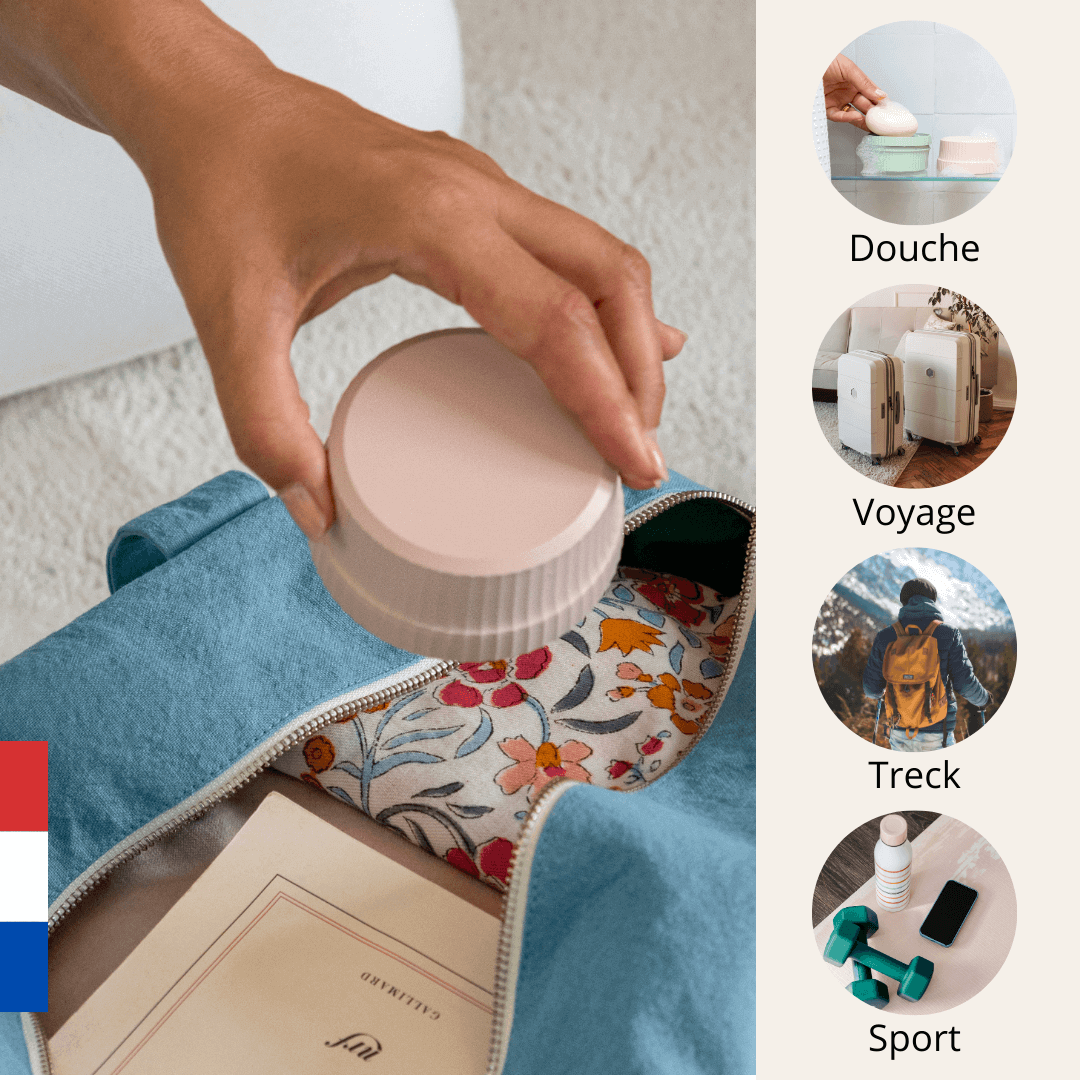 la boite à savon MAMIK est parfaite pour partir en voyage randonnée, treck