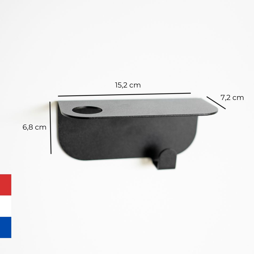 porte flacon salle de bain mamik avec patere
