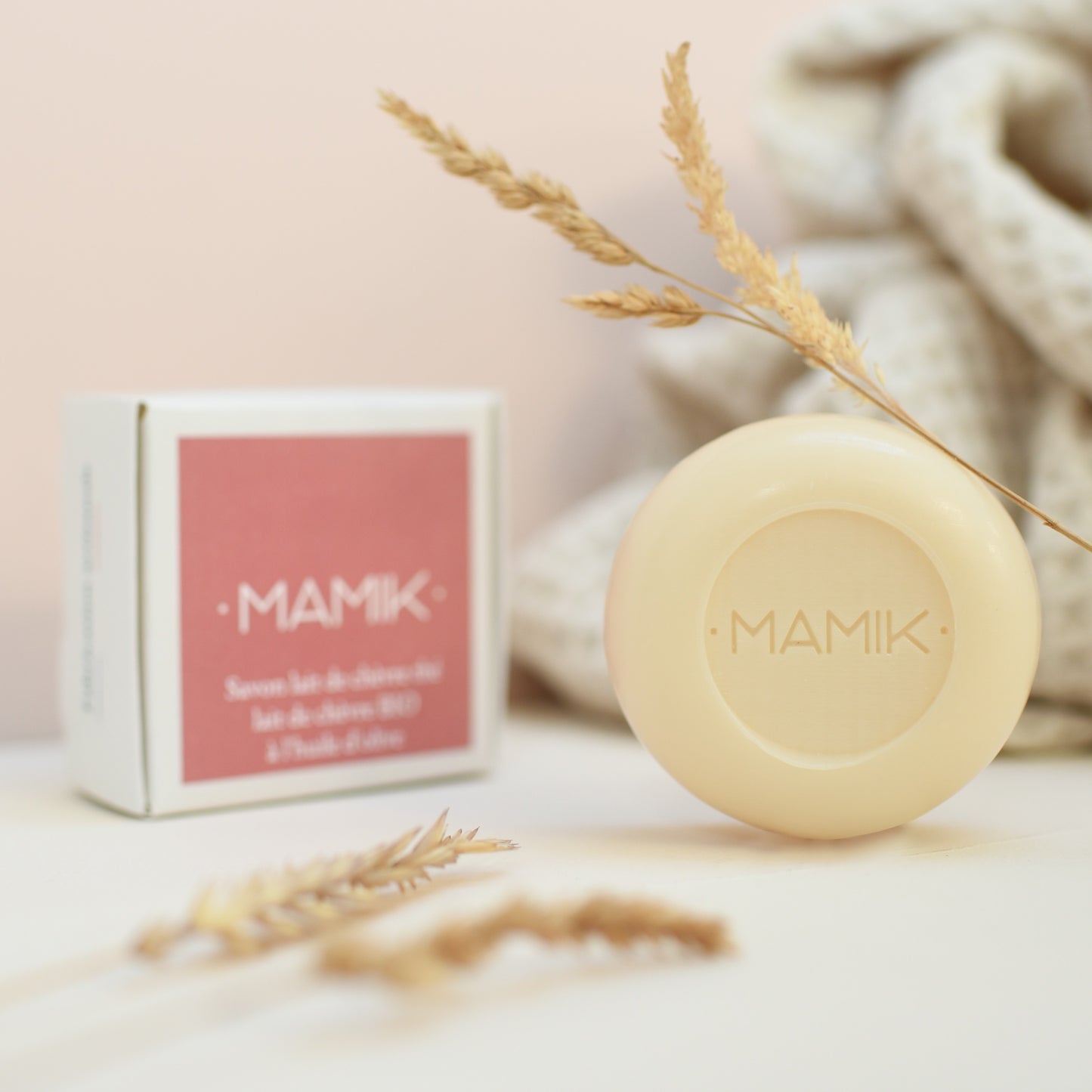 savon rond mamik lait chevre