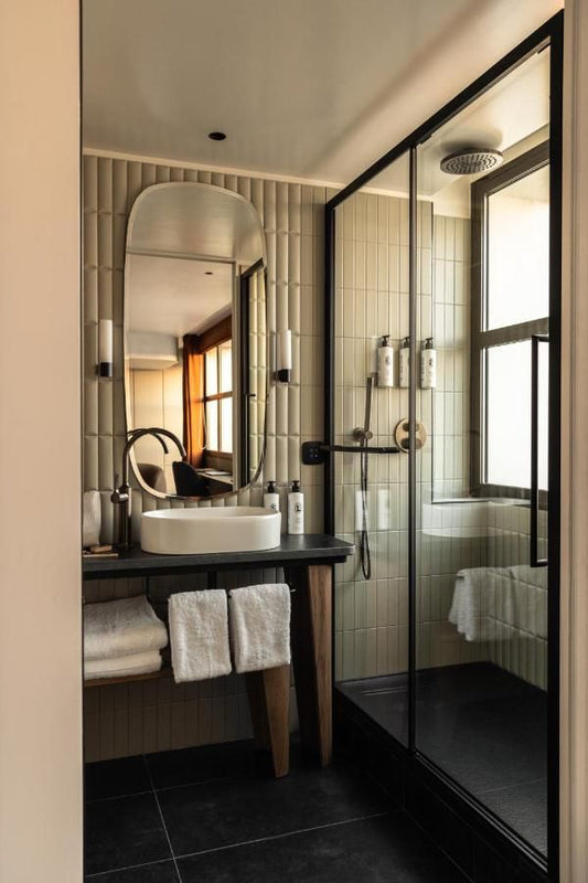 salle de bain d'hôtel 