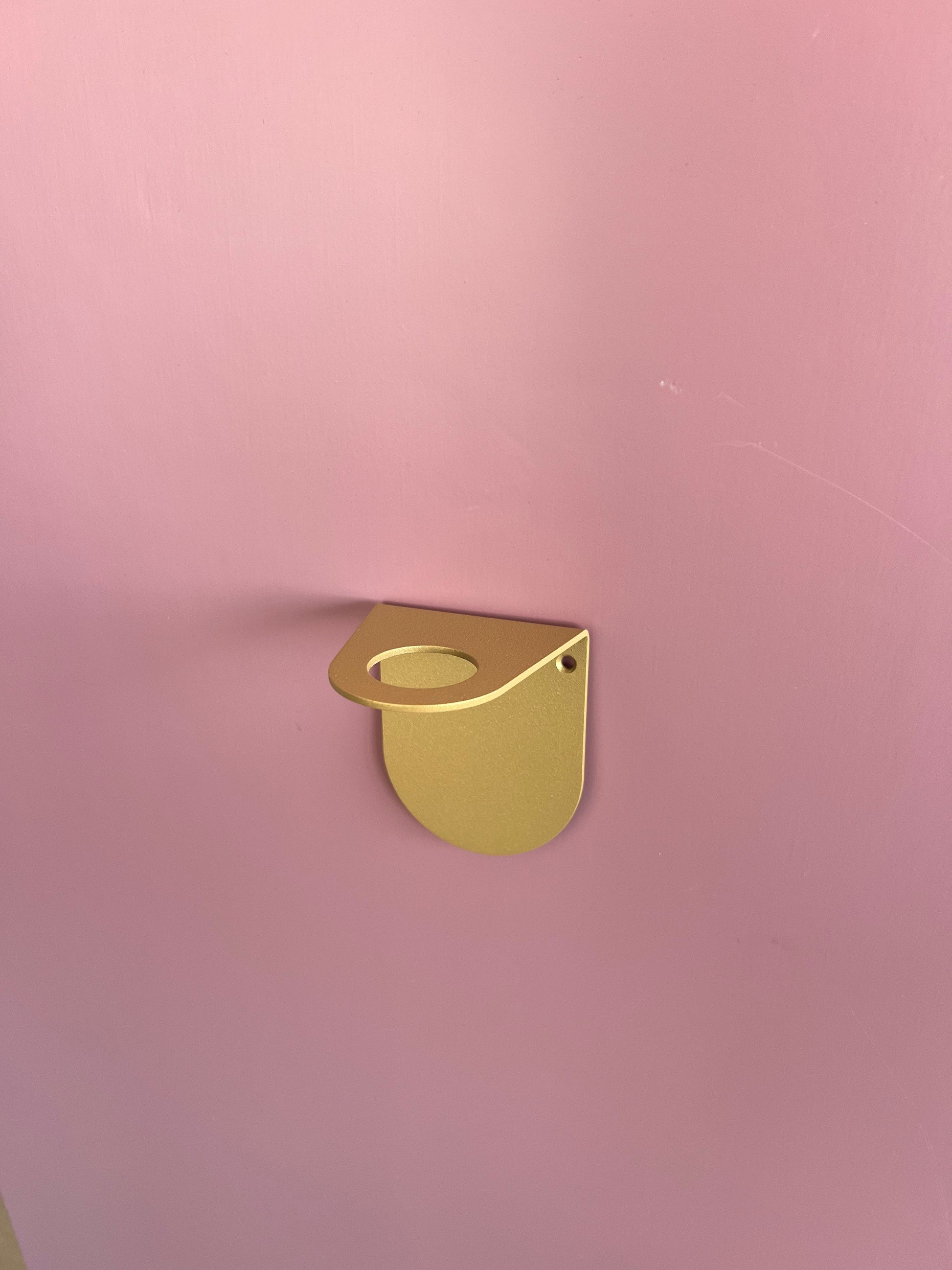 Pack 2 porte-flacons muraux - sans percage – Noir, Crème ou Doré mamik.fr