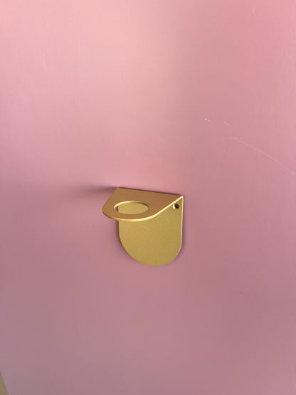 Pack 2 porte-flacons muraux - sans percage – Noir, Crème ou Doré mamik.fr