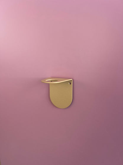 Pack 2 porte-flacons muraux - sans percage – Noir, Crème ou Doré mamik.fr