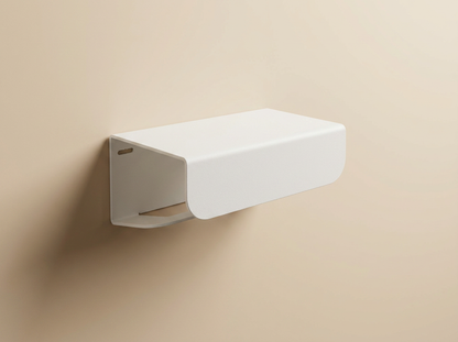 Porte papier toilette - Blanc mamik.fr