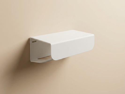 Porte papier toilette - Blanc mamik.fr