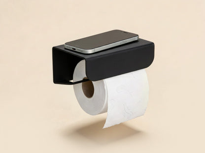 Porte papier toilette - Blanc mamik.fr