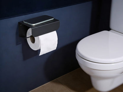 Porte papier toilette - Blanc mamik.fr
