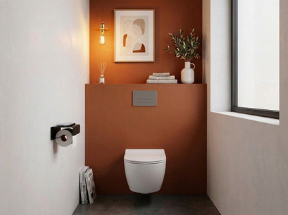 Porte papier toilette - Blanc mamik.fr