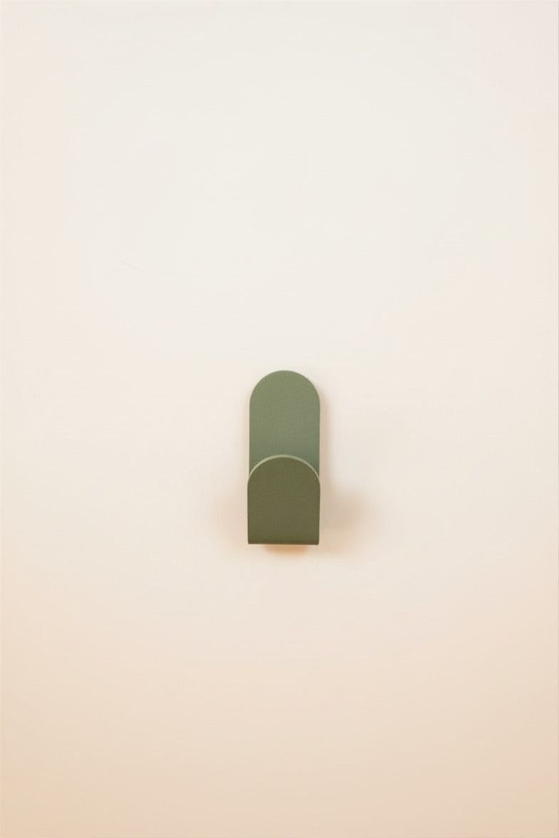 Patère pour serviette à main - Vert de gris mamik.fr