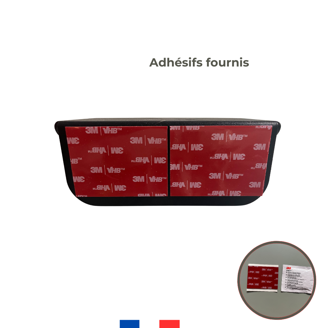 Porte-savon mural - sans perçage - Noir mamik.fr