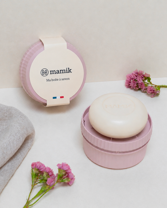Boîte à savon rose mamik.fr