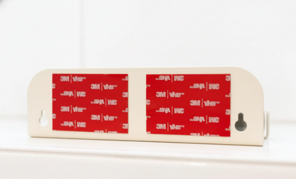 étagère de douche petit rebord crème avec les adhésifs 