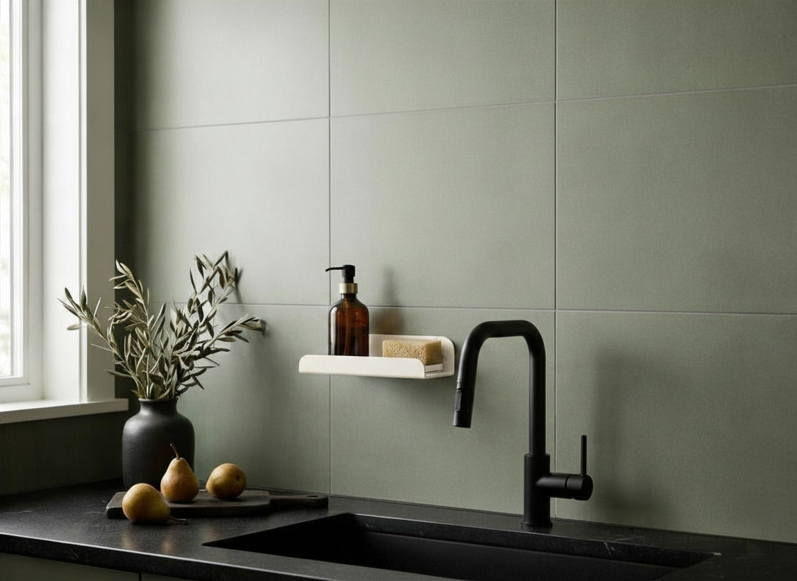 Etagère murale de cuisine petits rebords - Noir mamik.fr