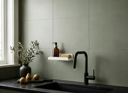 Etagère murale de cuisine petits rebords - Noir mamik.fr