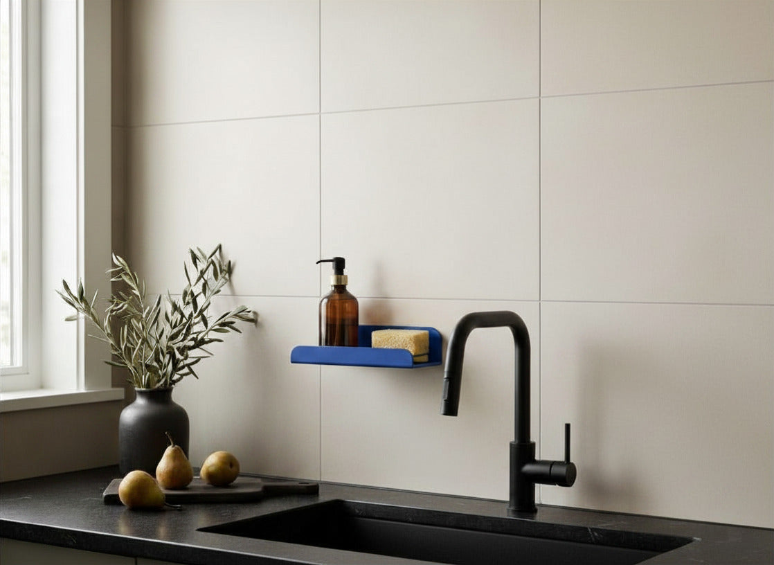 Etagère murale de cuisine petits rebords - Noir mamik.fr