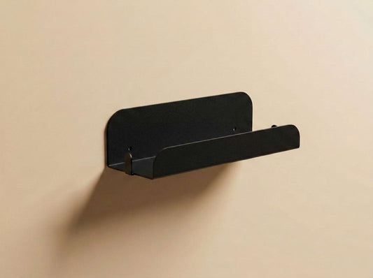 Etagère murale de cuisine petits rebords - Noir mamik.fr