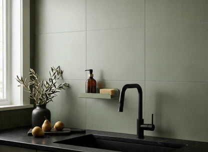 Etagère murale de cuisine petits rebords - Noir mamik.fr
