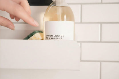 Etagère murale de cuisine grands rebords - Noir mamik.fr