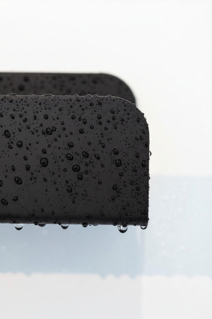 Etagère murale de douche grands rebords - Vert de gris mamik.fr