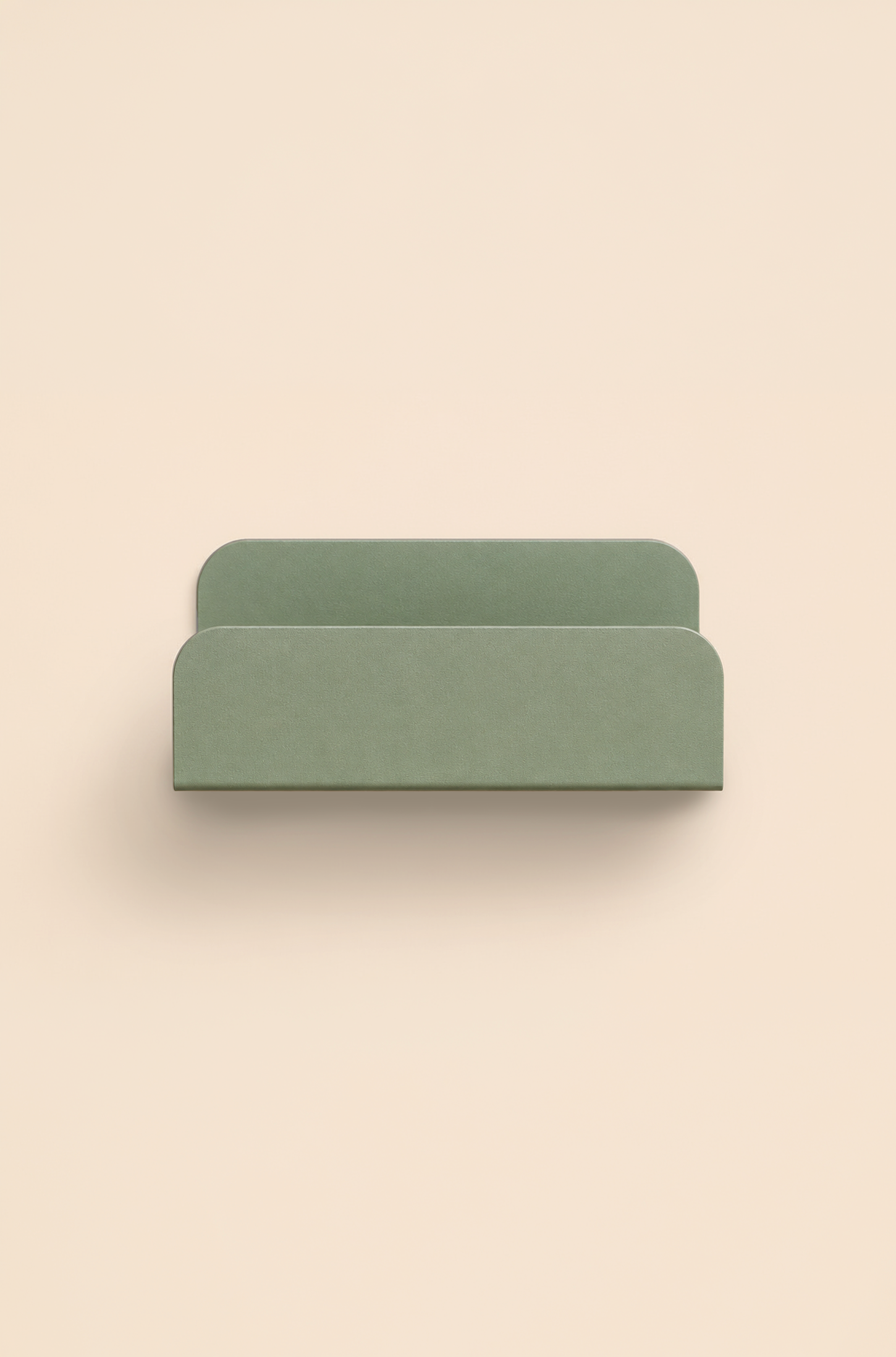 Etagère murale de douche grands rebords - Vert de gris mamik.fr