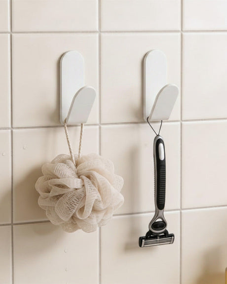 Patère pour accessoire de douche - Vert de gris mamik.fr