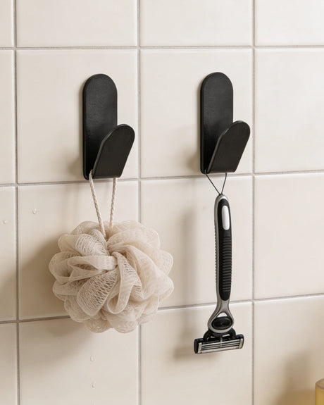 Patère pour accessoire de douche - Vert de gris mamik.fr