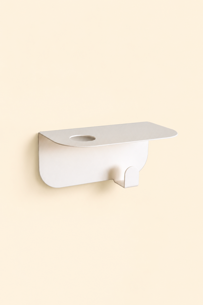 Porte flacon avec patère pour Cuisine - Blanc mamik.fr