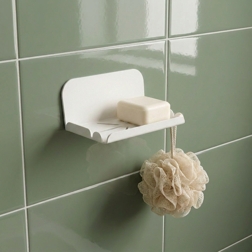 Porte-savon mural pour salle de bain - Noir mamik.fr