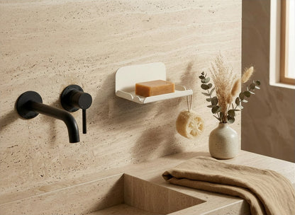 Porte-savon mural pour salle de bain - Noir mamik.fr