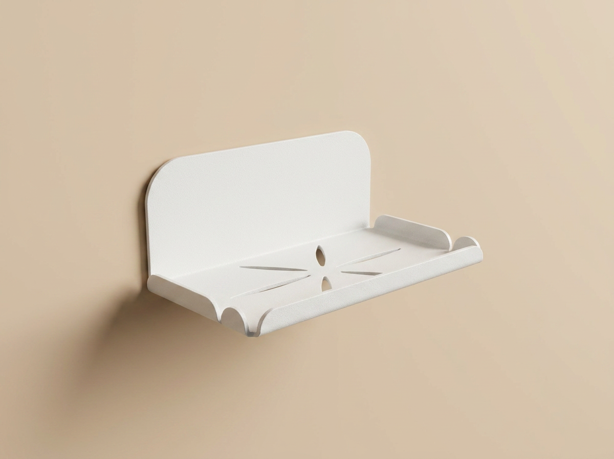 Porte-savon mural pour salle de bain - Noir mamik.fr