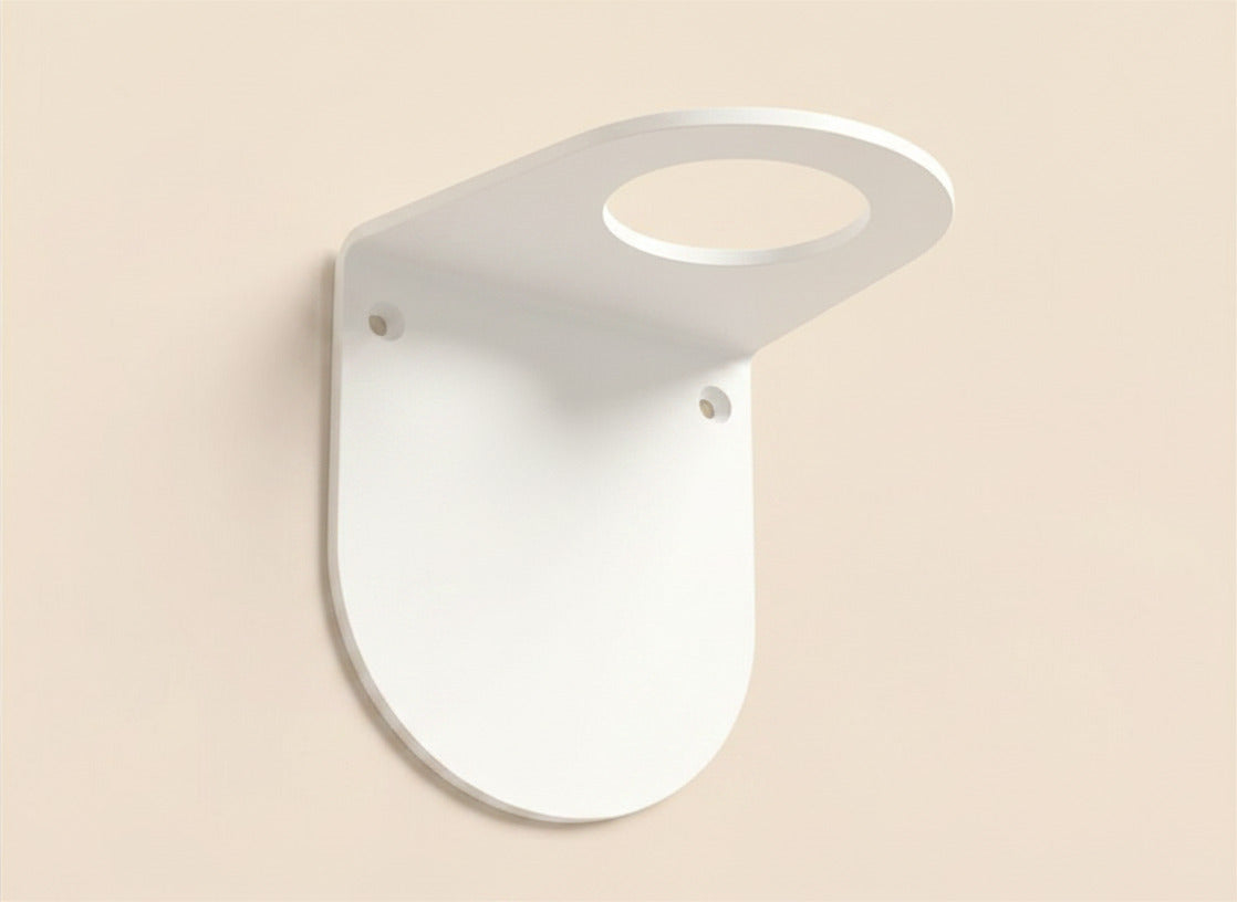 Support porte flacon mural pour toilettes - Argenté mamik.fr