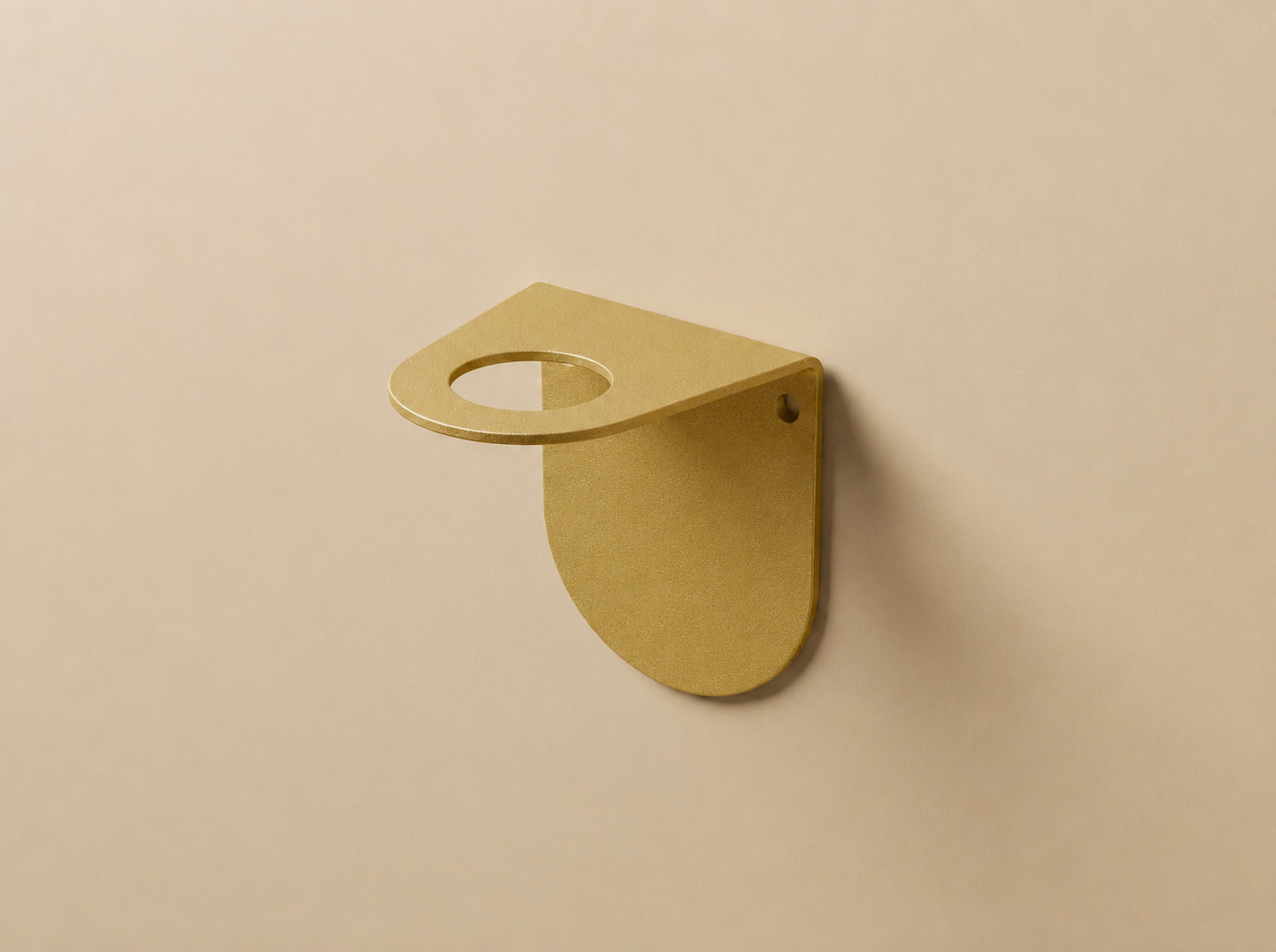 Support porte flacon mural pour toilettes - Argenté mamik.fr
