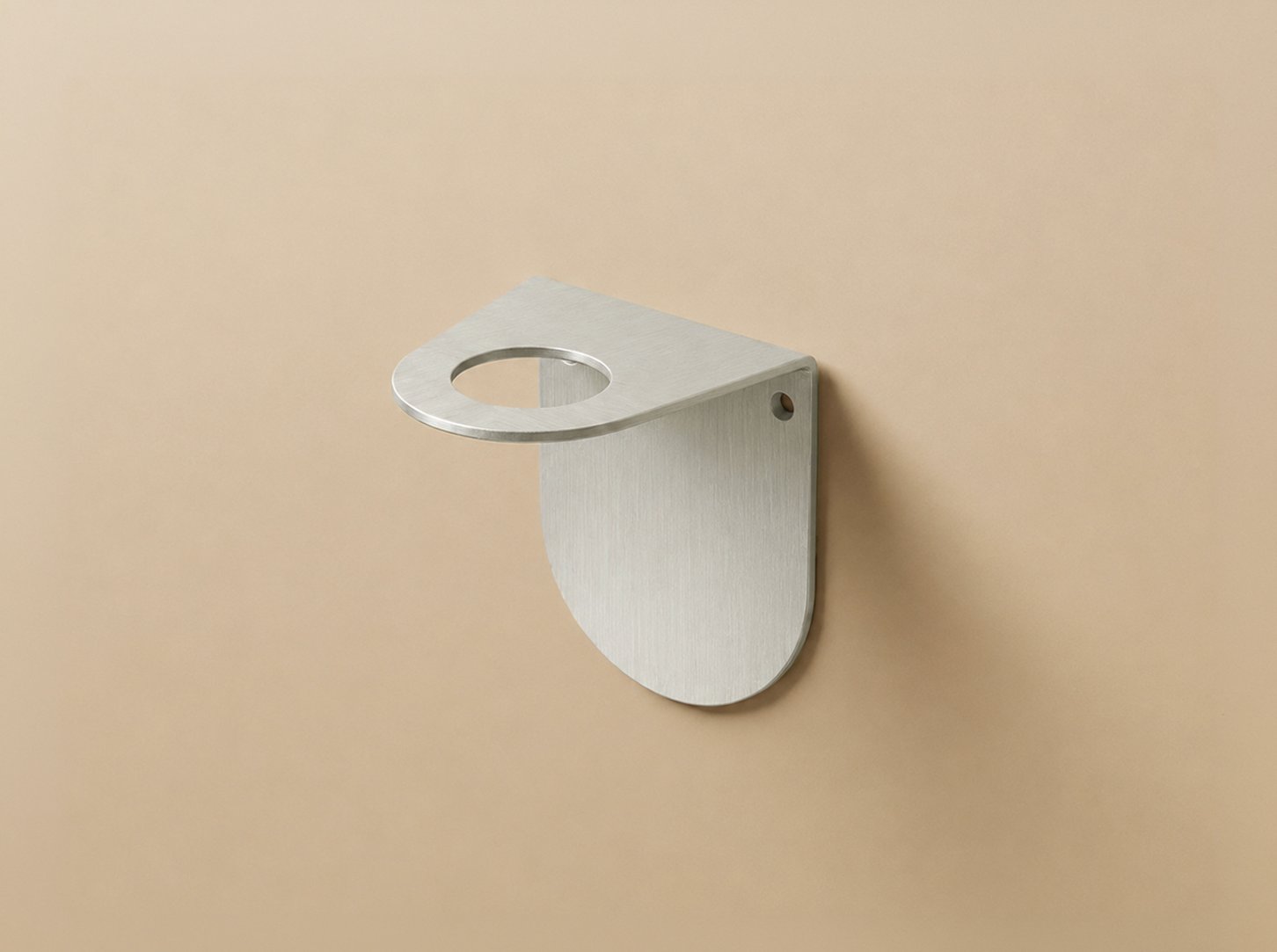 Support porte flacon mural pour salle de bain - Blanc mamik.fr