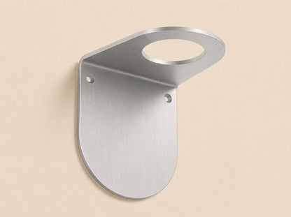 Support porte flacon mural pour salle de bain - Blanc mamik.fr