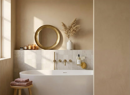 Porte flacon avec patère pour salle de bain - Noir mamik.fr