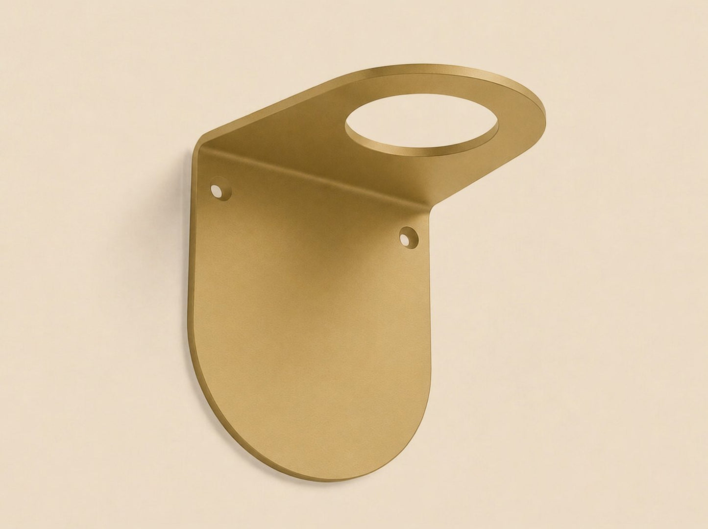 Support porte flacon mural pour salle de bain - Blanc mamik.fr