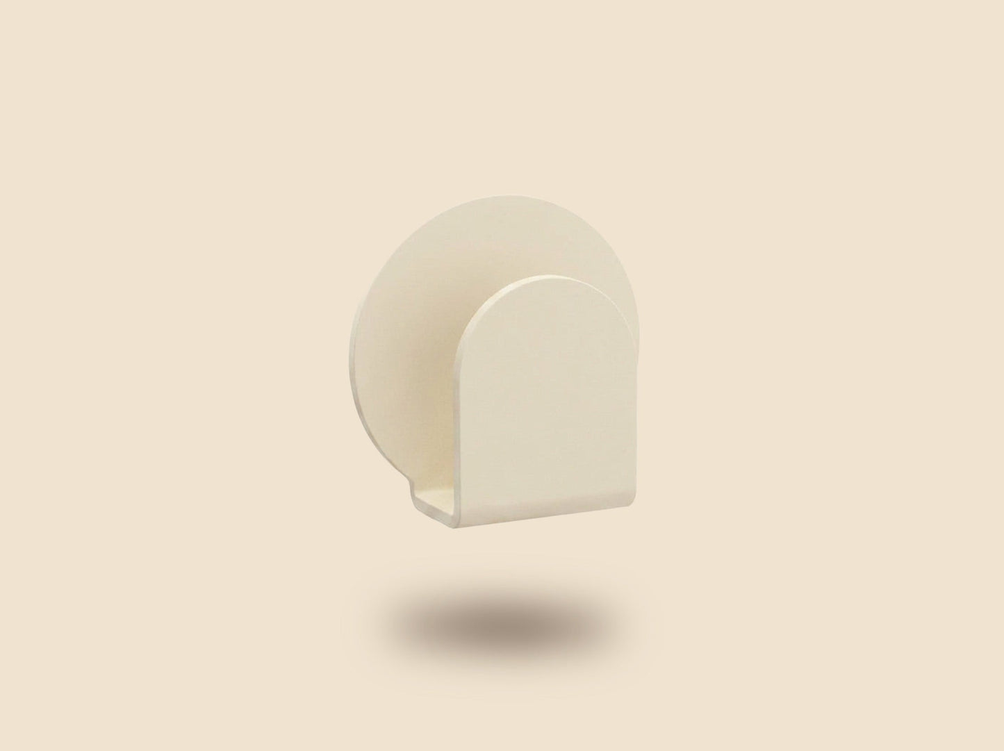 Patère ronde pour serviette - Blanc mamik.fr