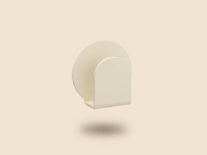 Patère ronde pour serviette - Blanc mamik.fr