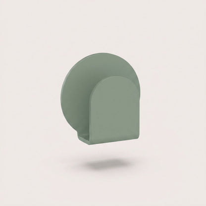 Patère ronde pour serviette - Vert de gris mamik.fr