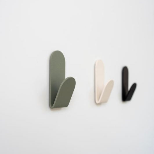 Patère de cuisine - sans perçage - Noir