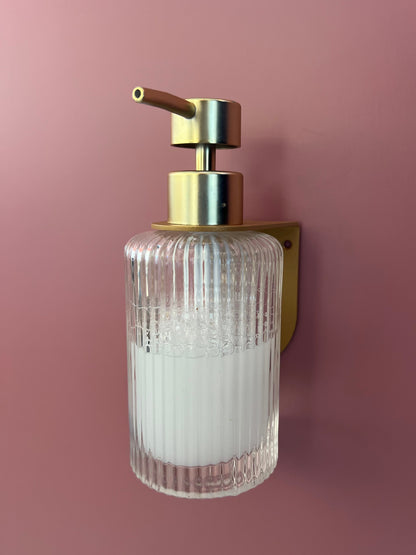 support porte flacon doré en aluminium sans perçage 